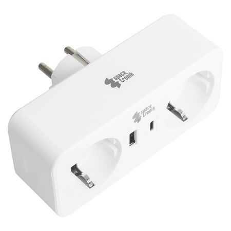 Listwa zasilająca 2xAC 1xUSB 1xUSB-C SPS-PS01W