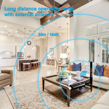 B10PRO Bluetooth audio vysílač 5.0 USB 1Mii 20m