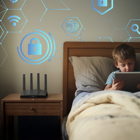 Router Wi-Fi 7 2.4/5/6GHz VPN NAS GL.iNet Flint 3 GL-BE9300