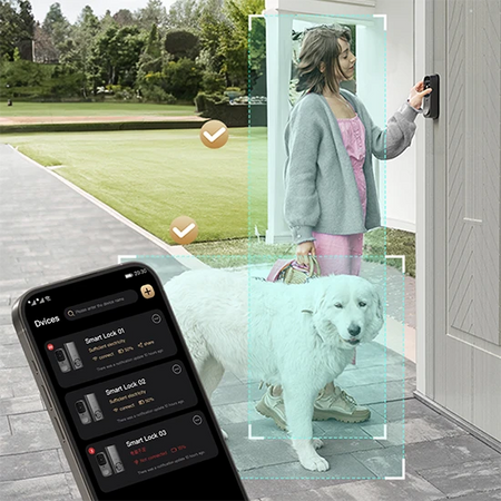 Video-Türsprechanlage mit intelligentem Schloss AL501