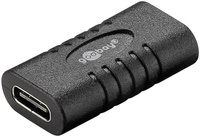 USB-C auf USB-C Adapter (Schaft) Goobay BLACK