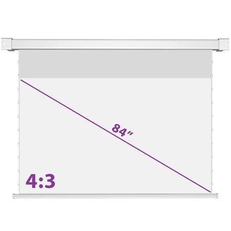Elektryczny Ekran Projekcyjny SST Ścienny 84" 4:3