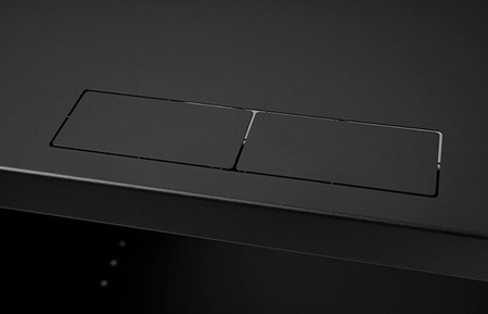 RACK 19'' 9U 600x450mm cabinet BLACK Steel door