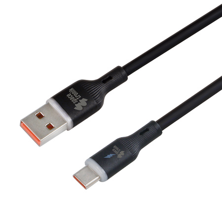 Kabel LED silikonowy USB2.0 do USB-C 0.5m