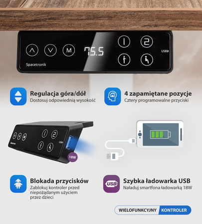 Elektrický stolní stojan Spacetronik SPE-152W