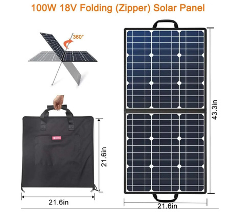 Súprava energetickej banky P66 260W Solárny panel 100W