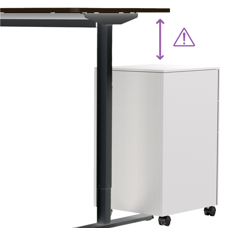 Spacetronik Moris 121BT 120x60 elektrický stôl, čierny rám, tmavá drevená doska