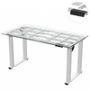 Stelaż biurka elektrycznego SPE426W 4 nogi 71–118 cm biały 100kg udźwigu