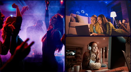 Yeelight Spotlight Wandleuchte 1050m 60W schwarz 3xGU10