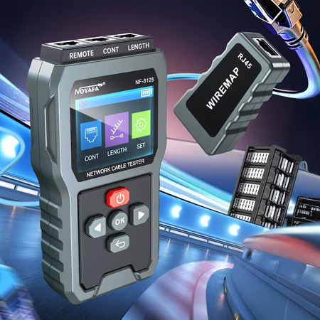 Tester kabli LAN RJ45 CAT5/CAT6 Noyafa NF-8128