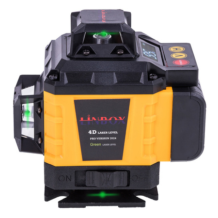 Poziomica laserowa 4D ECO Linbox z dodatkami