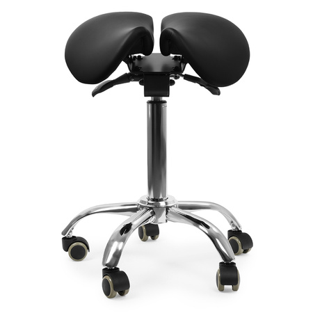 Ergonomic adjustable hocker SELLA black