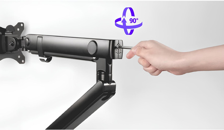 Držák pro dva monitory Spacetronik SPA-H120