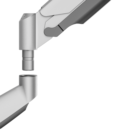 Spacetronik SPAS110S silberne Monitorhalterung