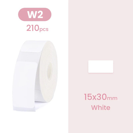 Niimbot D Serie Etiketten 15x30 mm 210 Stück weiß