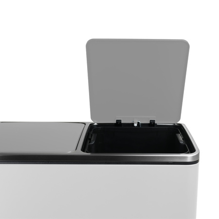 Funky Trash Can White Black Spacetronik Podwójny