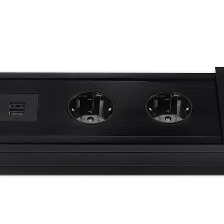 Spacetronik SPS-S24B V2 slider tabletop socket