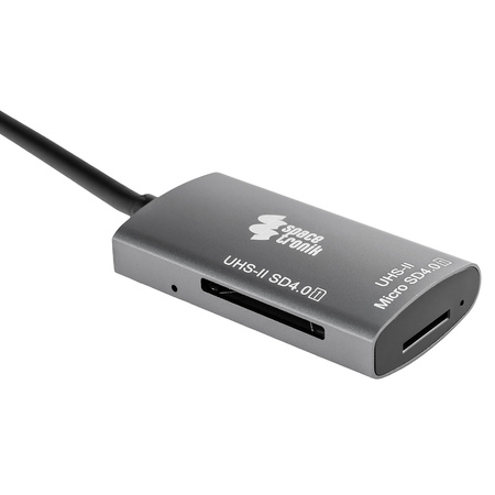 Czytnik kart SPU-CR05 USB-C USB-A Spacetronik