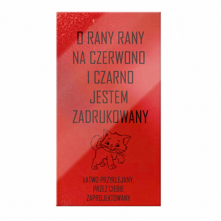 Etykiety seria B21_PRO Niimbot 50x90 mm czerwone