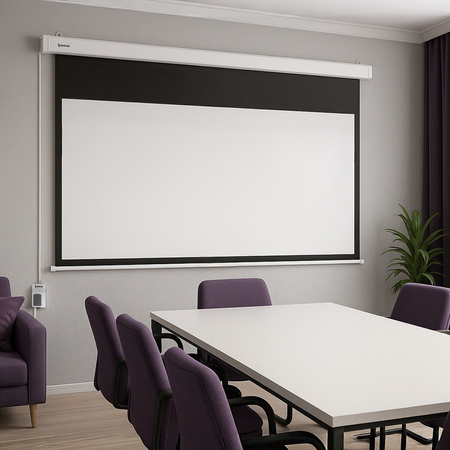 Elektryczny Ekran Projekcyjny PEV Ścienny 120"