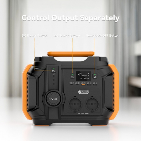 FlashFish Energiebank A501 1000W 540Wh 150000mAh