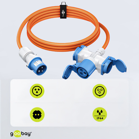 EV charging adapter plug AC 23kW 230V 10A LAPP