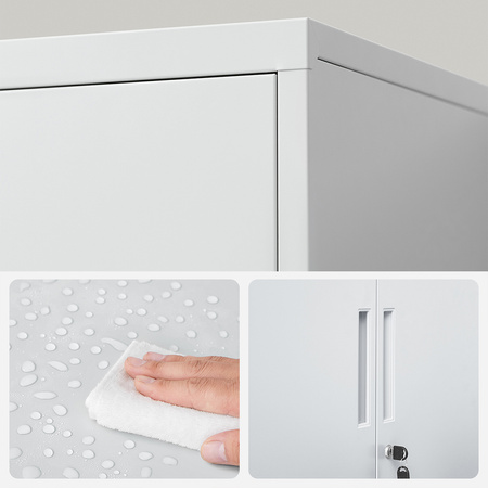 Szafka metalowa z zamkiem Spacetronik SPC-160G