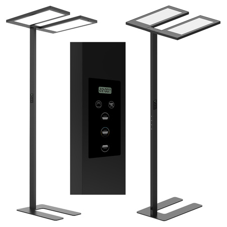 Podwójna lampa stojąca GLOW D24 Pro Auto Czarna