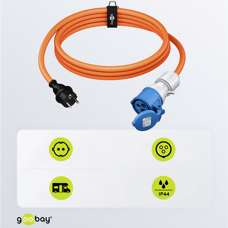 Zástrčka nabíjecího adaptéru pro elektromobily AC 23kW 230V 10A LAPP