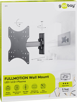 Goobay BASIC FULLMOTION XS 23"-42" 20kg TV bracket