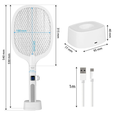 Packa klapka UV na owady VAYOX IKV-991 1200mAh wht