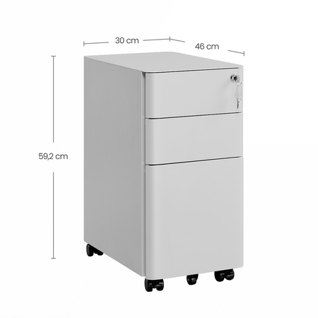 Szafka podbiurkowa kontenerek Spacetronik SPC-150G