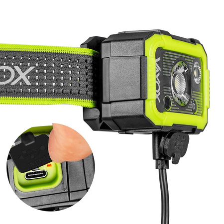 Kopftaschenlampe 750lm CREE SMD Hammer VAYOX VA0103