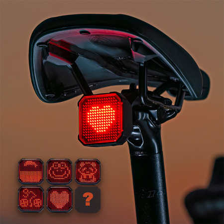 Wind and Moon WT28 rear bike light animation