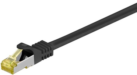 LAN Patchcord CAT 7 S/FTP black cable - 75m