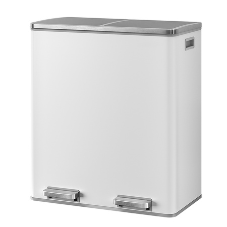 Funky Trash Can White Black Spacetronik Podwójny