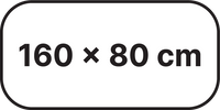 160x80 Zaokrąglony