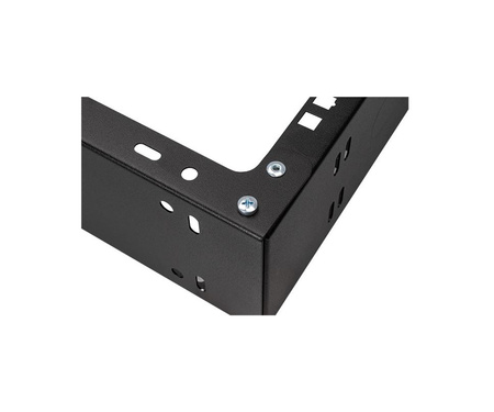 19" 4U 330mm Wall Rack Bracket Black