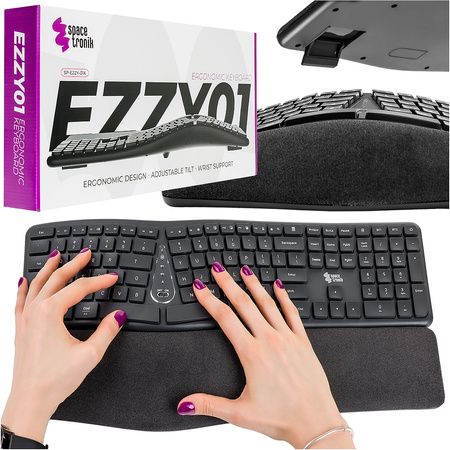 Ergonomische Profiltastatur EZZY 01K