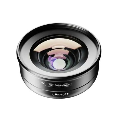 Two phone lenses wide angle 120 macro 10x