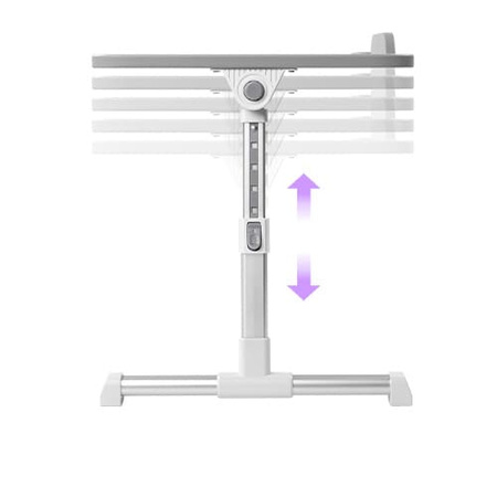 Beddy S White Beech adjustable bedside table