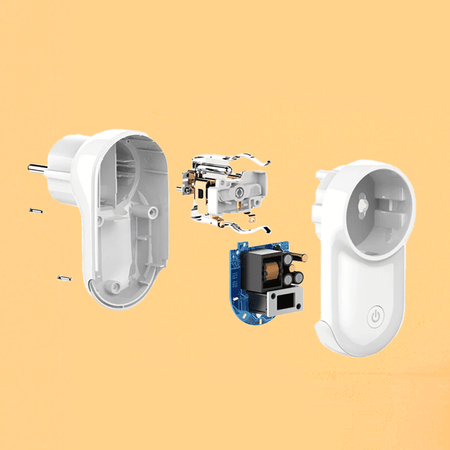 Spacetronik SL-PS11 Wi-Fi smart Steckdose mit Licht