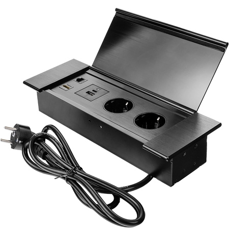 Spacetronik SPS-F26CB V2 openable countertop socket