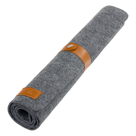 Mata filcowa pod myszkę szara 80xd40cm SPB061