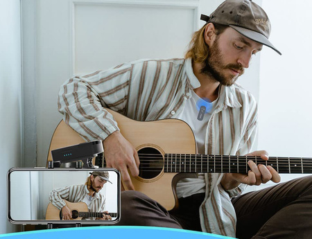 Drahtloses Mikrofon mit Ladekoffer M5 Pro