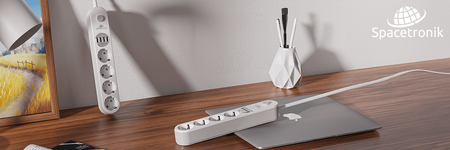 Napájací pásik Spacetronik SR-203 4 porty USB