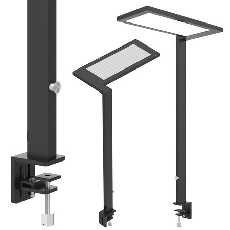 Lampa biurkowa LED narożna GLOW D24 Pro Czarna