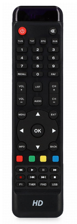 Remote control for DVB-T2/C OPTICUM HBBTV T-BOX decoder