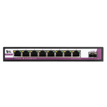 SWITCH 8 portów RJ45 2.5G +port SFP 10G SP-SGT108S