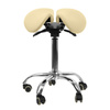 Ergonomic adjustable hocker SELLA beige
